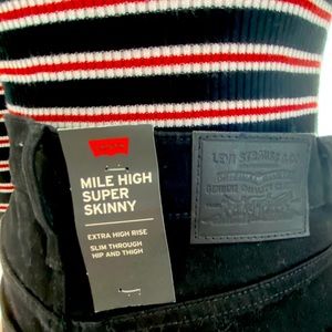 Levi’s Skinny Jeans Mile High high waistLycra cott